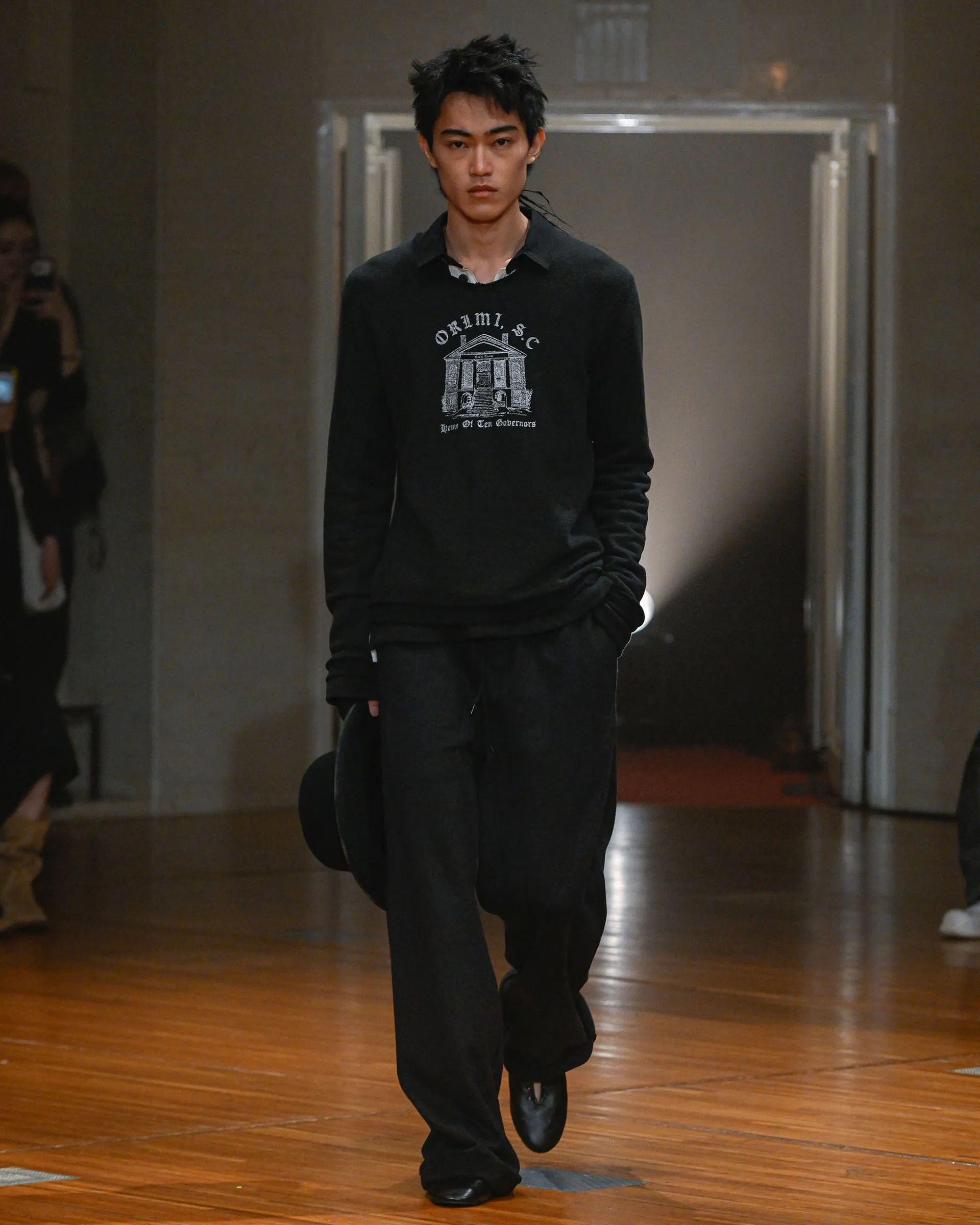 ORIMI Spring/Summer 2027 “PROPERLY DRESSED” collection look 18